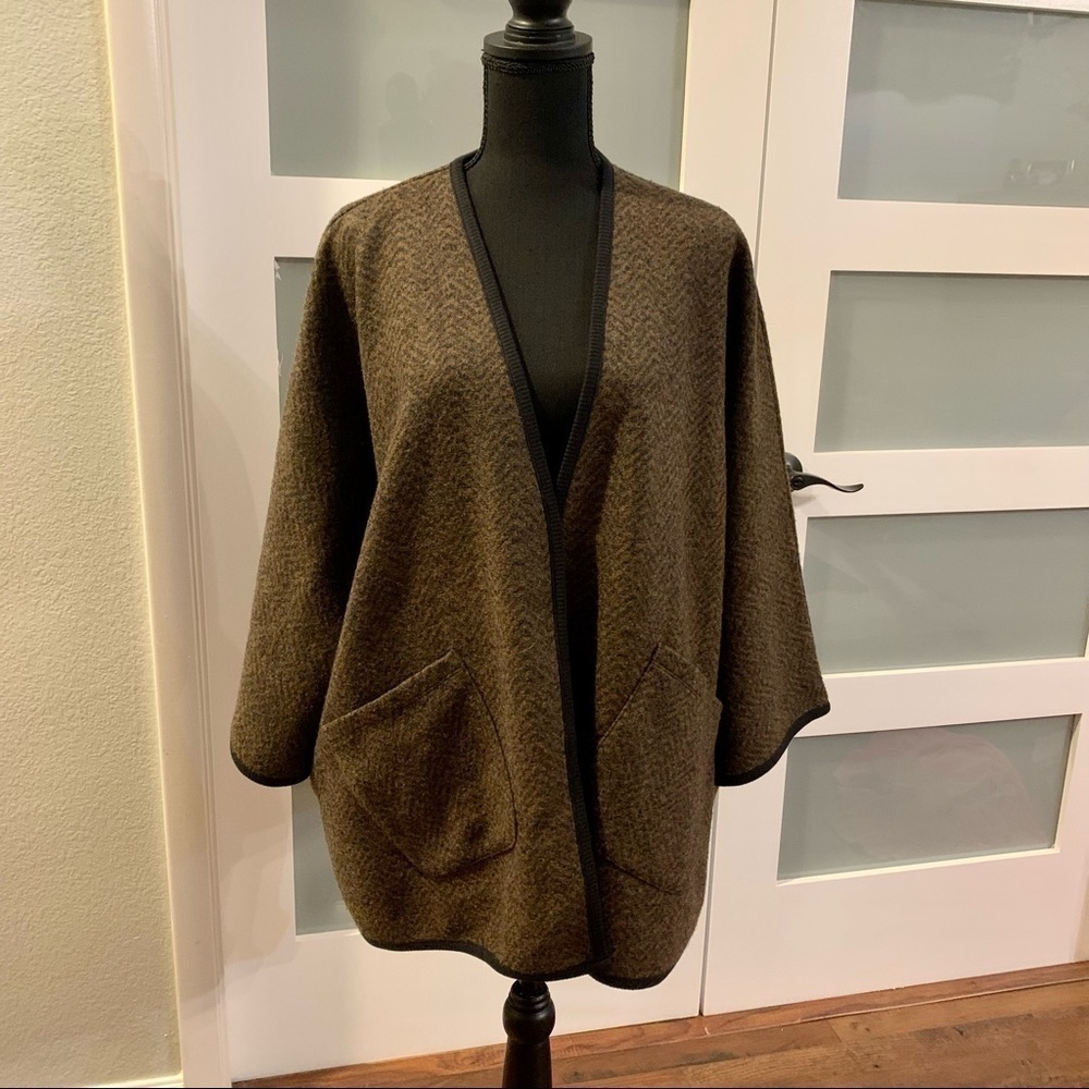 𝅺madewell oversized grey sweater jacket. Size M/L
